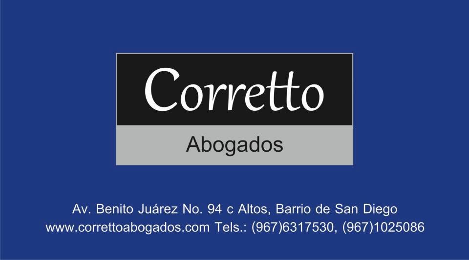 Corretto Abogados — logo original